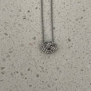 Michael Kors Crystal Love Knot Necklace